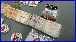 Huge Lot Of Bulova Accutron Watch Parts Material System Watchmaker Repair NOS