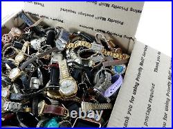 Huge Vintage Now Watch Lot 24 LBS Pounds Parts Repair Mens Womens Estate Watches