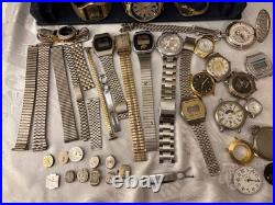 Huge Vintage -modern Watches And Repair Parts