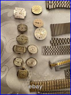 Huge Vintage -modern Watches And Repair Parts