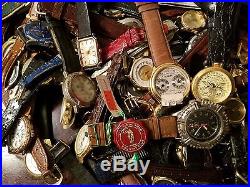 Huge Watch Lot 21 LB Over 370PCS Wrist Watches For Parts, Repair, Resell LOT#3
