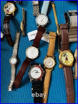 Huge Watch Lot 70+ pcs Parts Repair Not Working Vintage To Modern