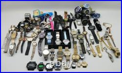 Huge Watch Lot Watches Untested Unknown Parts Or Repair Only AS IS