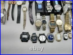 Huge Watch Lot Watches Untested Unknown Parts Or Repair Only AS IS