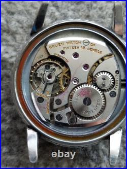 I'm Selling Two used Vintage GRUEN Wristwatches for Parts or Repair