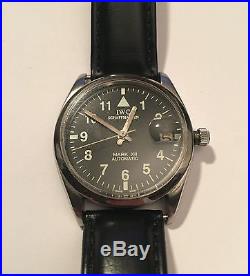 IWC Mark XII combination watch for parts, projector repair working! 34mm
