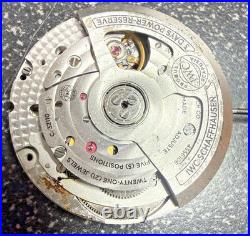IWC cal 32110 automatic watch MOVEMENT Not Working, For Parts Repair Project