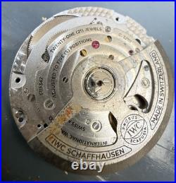 IWC cal 32111 automatic watch MOVEMENT Not Working, For Parts Repair Project
