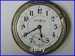Illinois Bunn Special 21j 18s 6 Positions Pocket Watch for Parts/Repair