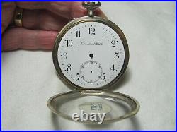 International watch co. Pocket watch parts or repairs/Triple signed watch/. 800 c