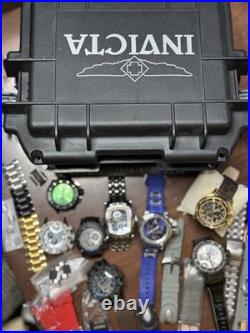 Invicta Men's Watch Parts Bands Lot For Repair