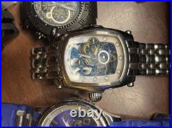 Invicta Men's Watch Parts Bands Lot For Repair