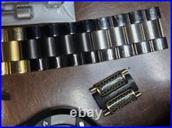 Invicta Men's Watch Parts Bands Lot For Repair