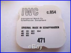 Iwc 851,852,8521,853,8531,854,8541,401,402,403 Sweep Seconds Friction Spring 471