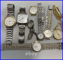 JUNK Vintage Watches Lot for Repair or Parts Men's Ladies Assorted Styles WM1 JUNK Vintage Watches Lot for Repair or Parts Men's Ladies Assorted Styles WM1