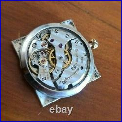 Jaeger Le Coultre Manual Wind Cal 819 Swiss Watch Working Movement For Repair