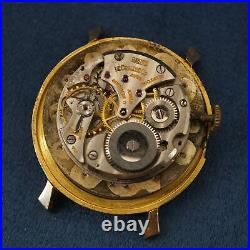 Jaeger Lecoultre 14k Solid Case with Caliber 480/CW Watch Movement Parts/Repairs