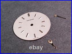 Jaeger Lecoultre dial 19063 SILVER approx 21.5mm diameter, for watch repair/part