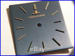 Jaeger Lecoultre dial, square, BLUE, for watch repair/parts
