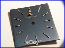 Jaeger Lecoultre dial, square, BLUE, for watch repair/parts