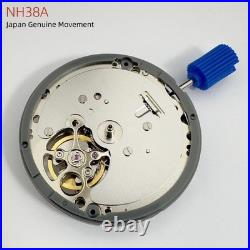 Japan Genuine Seiko NH38A Mechanical Movement Mod Automatic Watch Repair Parts Japan Genuine Seiko NH38A Mechanical Movement Mod Automatic Watch Repair Parts