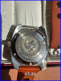 Junk Zodiac Sea Dragon ZO2202 Orange Dial Watch for Parts/Repair with Box