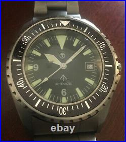 Kronos Automatic Diver For Parts Or Repair