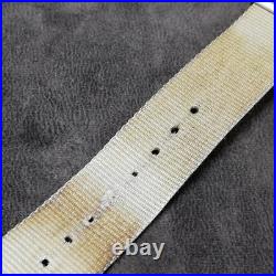 LACO Quartz Watch 39mm Broken Crystal Glass Parts Repair Junk 26cm Strap MS254