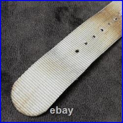 LACO Quartz Watch 39mm Broken Crystal Glass Parts Repair Junk 26cm Strap MS254