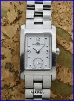 LADIES BAUME & MERCIER HAMPTON QUARTZ WATCH on BRACELET MVO45139 PARTS/REPAIR LADIES BAUME & MERCIER HAMPTON QUARTZ WATCH on BRACELET MVO45139 PARTS/REPAIR