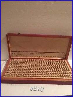 LARGE LOT OF VTG Watch POCKET WATCH Red RUBY Hole Swiss JEWELS PARTS REPAIR Box
