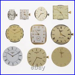 LONGINES Genuine Movement 10pcs Wrist Watch Parts for Repair Junk Used