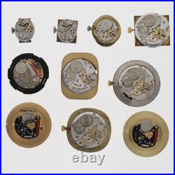LONGINES Genuine Movement 10pcs Wrist Watch Parts for Repair Junk Used