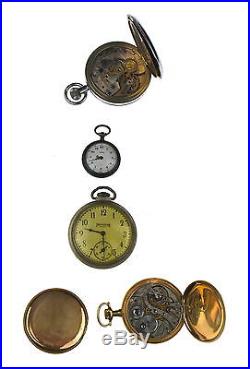 Lot Of 13 Assorted Pocket Watches For Parts/repair