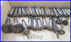 Lot Of 25+ Vintage Pocket Watch Watchmaker Lathe Collets Repair Tool Parts