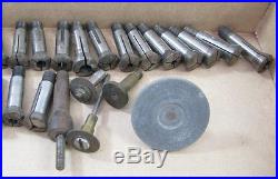Lot Of 25+ Vintage Pocket Watch Watchmaker Lathe Collets Repair Tool Parts