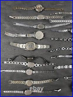 LOT OF 38 USSR Vintage Wrist Mechanical Watch Zaria, Luch Repair/Parts? 10