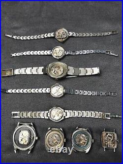 LOT OF 38 USSR Vintage Wrist Mechanical Watch Zaria, Luch Repair/Parts? 10