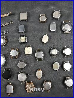 LOT OF 40 USSR Vintage Wrist Mechanical Watch Zaria, Slava, Luch Repair/Parts? 8