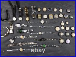 LOT OF 41 USSR Vintage Wrist Mechanical Watch Zaria, Slava, Luch Repair/Parts? 2