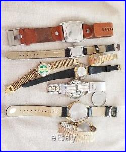 LOT OF WATCHES vintage repair parts Jean paul Christian Dior Armitron Rolex