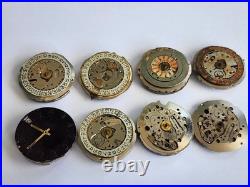 LOT Vintage Oris Watch Movement Repair Parts Spares Watchmaker automatic 645 648