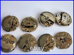 LOT Vintage Oris Watch Movement Repair Parts Spares Watchmaker automatic 645 648