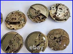 LOT Vintage Oris Watch Movement Repair Parts Spares Watchmaker automatic 645 648