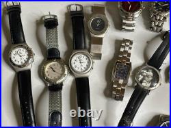 LOT Wristwatch Men's AS IS Need Battery Need Repair For Parts
