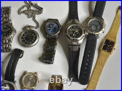 LOT Wristwatch Men's AS IS Need Battery Need Repair For Parts