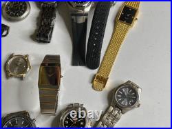 LOT Wristwatch Men's AS IS Need Battery Need Repair For Parts