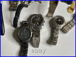 LOT Wristwatch Men's AS IS Need Battery Need Repair For Parts