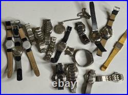 LOT Wristwatch Men's AS IS Need Battery Need Repair For Parts