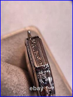 Ladies 14K Gold Cased Art Deco Swiss Watch With Wire Lugs For Parts/Repairs